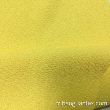 75d Polyester Couleur continue Bubble Bubble Crepe Mariffon Tissu